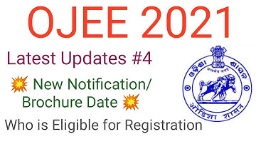 OJEE 2021 Latest Updates #4 | New Notification | Who Is Eligible For Registration | #ojee #ojee2021