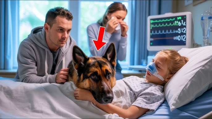 Little Girl Had Only Days Left to Live... But What Her German Shepherd Did  Made Even Doctors Cry