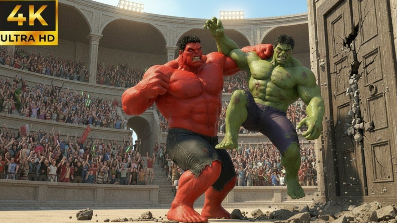 HULK vs RED HULK 💥 Full Battle – Episode 7 | Ultimate Epic Superhero Fight 🔥