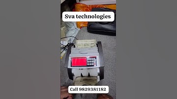 Cash Counting machines with fake detector. Sva technologies #notedetector #cashcountingmachine