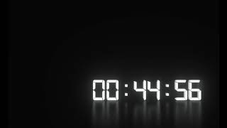 1 minute timer 60 seconds timer stopwatch beautiful numbers