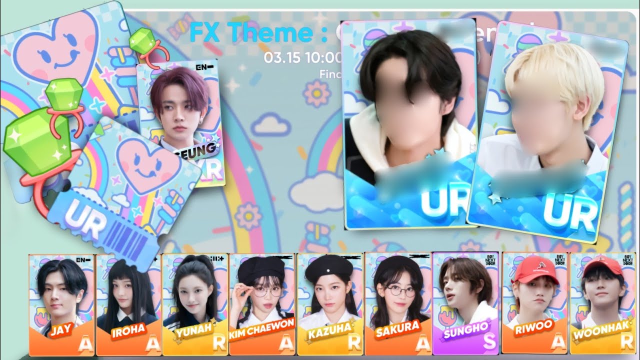 [Rhythm Hive]Spending 3k diamonds for 2 URs on 🍬Candy Serenade 🍭｡⁠*ﾟ⁠+.