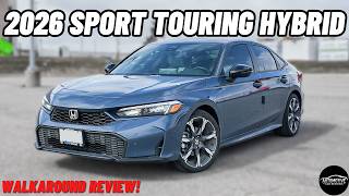 2026 HONDA CIVIC SPORT TOURING HYBRID! | *Full Walkaround Review* | Is It Worth The Price Tag?!