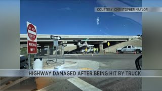 Large truck that damaged I-10 bridge was a City of Tucson vehicle