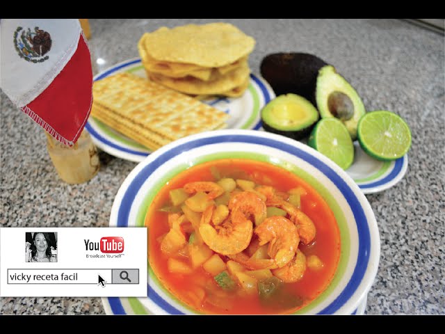 CALDO DE CAMARON SECO | Vicky Receta Facil | VICKY RECETA FACIL