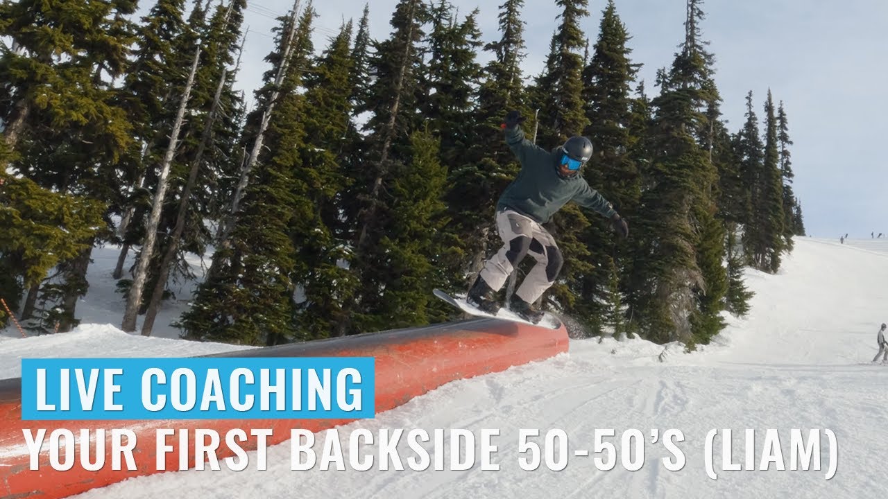 Live Coaching: Your First Backside 50-50 - Liam