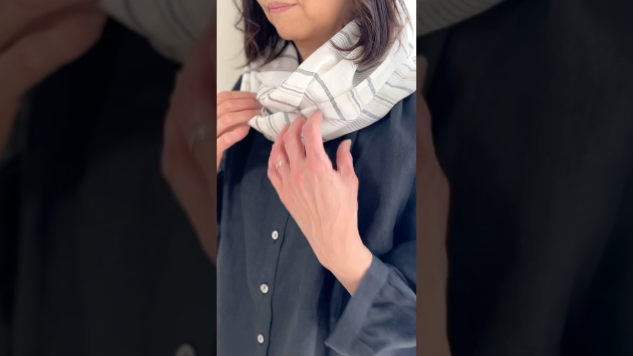 BR1793】 リネンランダムボーダー・2wayサークルストール | ブランチ