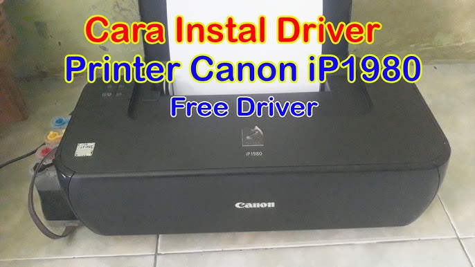 Canon pixma ip1980 | Free Drivers - YouTube