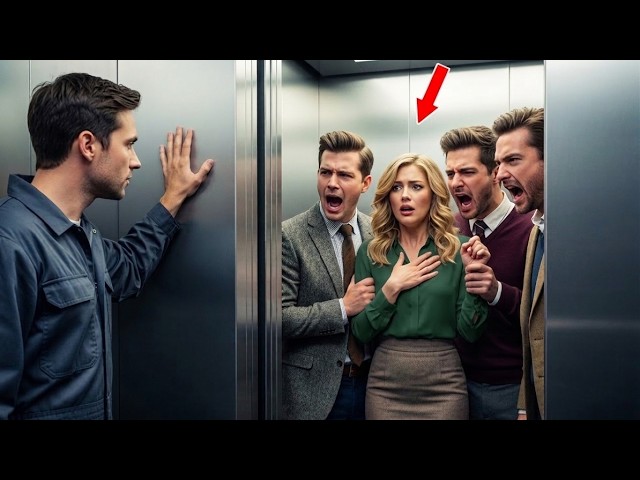 They Cornered the Female CEO in the Elevator — The Janitor's Six Words Left Everyone Speechless"