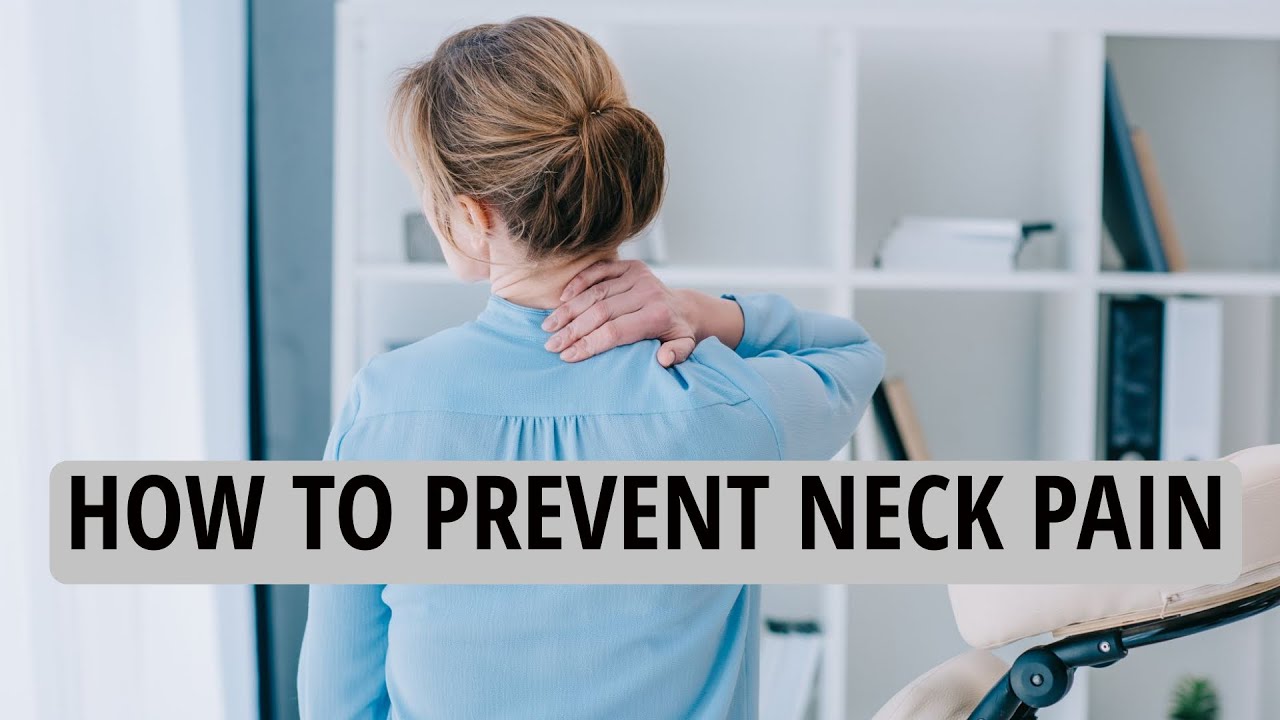 How to prevent neck pain neck neckpain YouTube