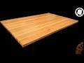 Solid White Oak Dining Table. Music Only