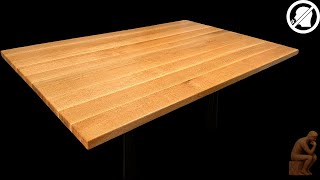 Solid White Oak Dining Table. Music Only