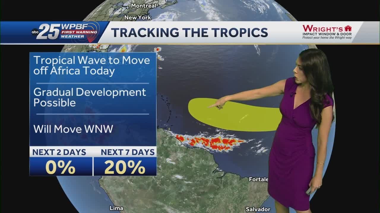 National Hurricane Center monitoring tropical wave off coast of Africa ...