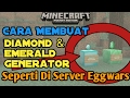 "Cara Membuat Diamond Generator Seperti di Eggwar" - Command Block Tutorial - Minecraft PE Indonesia