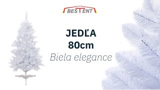 Vianočný Stromček Jedľa 80Cm Biela Elegance - Bestent.sk