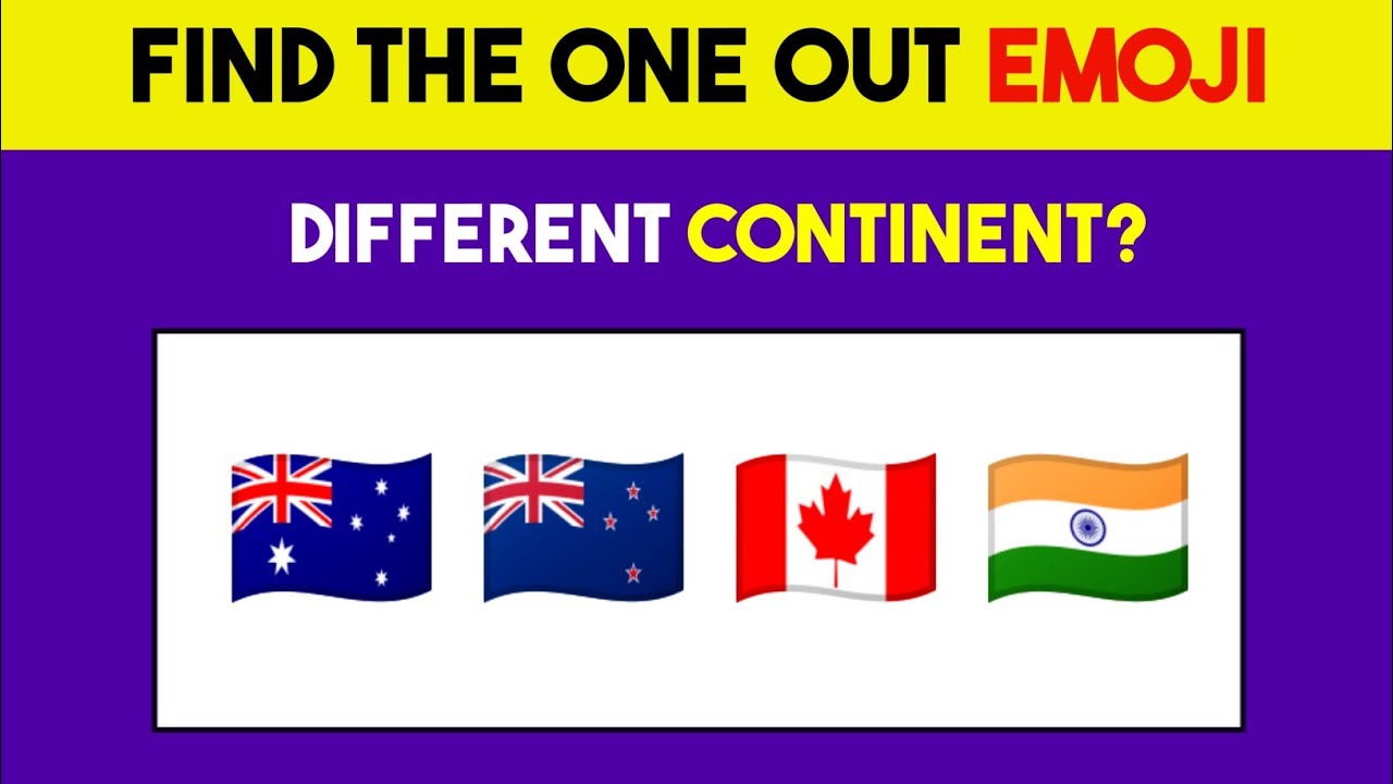 Find the ODD one out Emojis Quiz Challenge 🧠🐆🐰