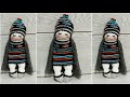 ÇORAPTAN BASİT OYUNCAK BEBEK YAPIMI- (SADECE EL DİKİŞİ İLE) -MAKING SIMPLE BABY FROM SOCKS