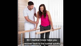 BCI Tri-panel Knee Immobilizer, Full Leg Brace for Knee Injury, Surgery