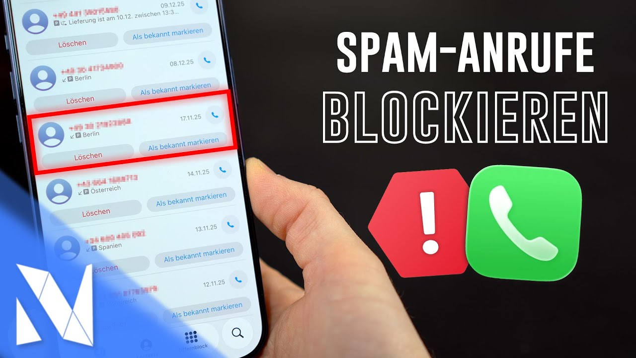 Spam-Anrufe auf dem iPhone mit iOS 26 blockieren⚠️ (Spam, Betrug & Werbung) | Nils-Hendrik Welk