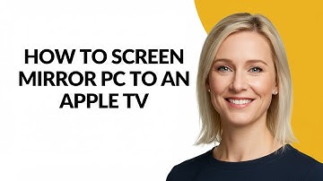 How to Screen Mirror Pc to an Apple Tv - Julia