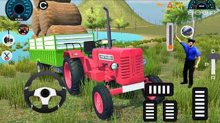 Real Tractor Games 2026 | Mahindra 4x4 Realistic Cargo Tractor Offroad Driving | Android GamePlay screenshot 1