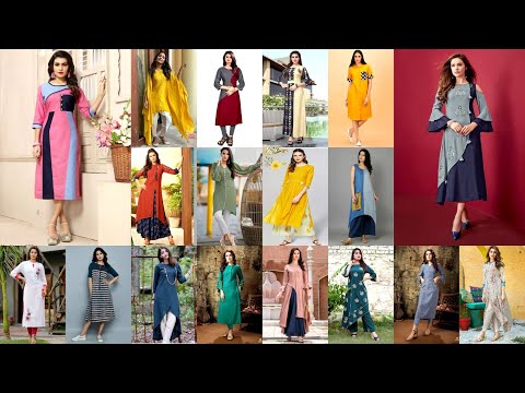 Latest Kurti Design | Long kurti designs, Kurti designs, Kurti with jeans