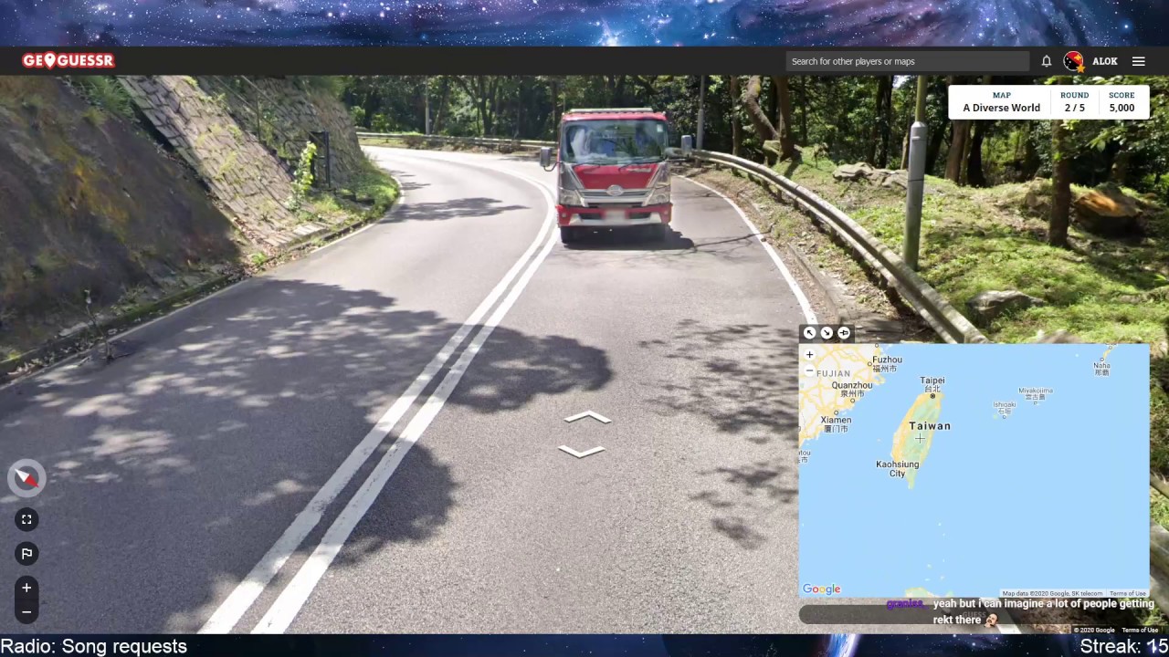 GeoGuessr - FIRST EVER Perfect Score NO MOVING on A Diverse World - YouTube