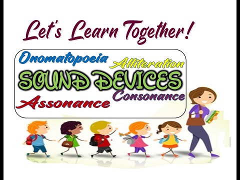Simple Teaching on ANALYZING SOUND DEVICES (Onomatopoeia,Alliteration Assonance and Consonance)