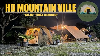 4K | HD Mountain Ville| Camping, sunset, Benguet | Hyundai Kona | Tomount Tunnel tent | Blackdeer