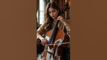 Thumbnail of a beautiful girls with a cello ; falling in love with you cover #ub40