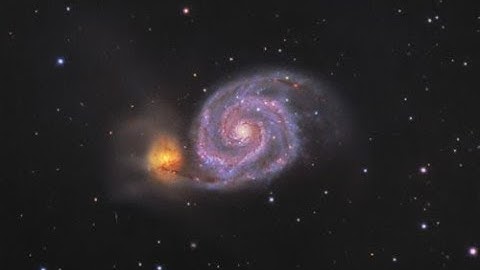 Whirlpool Galaxy (M51) Captured and Processed