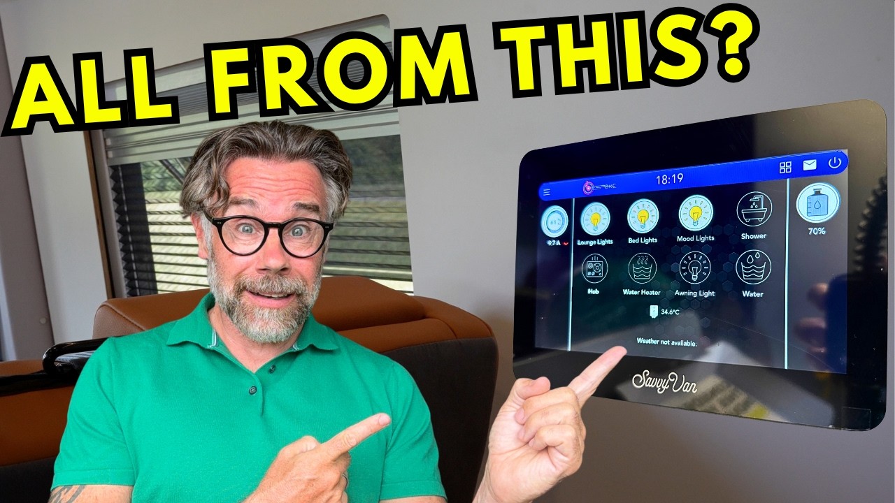 Thumbnail for the video: Can This ONE Screen Replace Most Camper Van Controls?