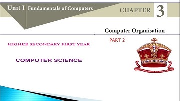 Std XI Chapter 3 Computer Organisation Part 2