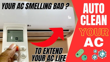 LG AC auto clean function - How to self Clean your LG AC - Remove Moisture & Bacteria 🦠