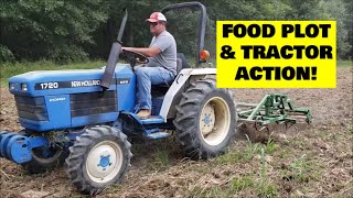 Home made DiscChisel Plow in Action! Kioti RX7320 & New Holland Tractor action!