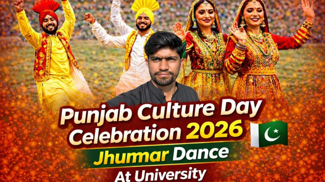 Punjab Culture Day Celebration 2026  Jhummar Dance  University Culture Day Vlog