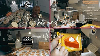 FALL BAKE AND CLEAN WITH ME | 🍂 🧺 🧹 | 2024 | COOKIES