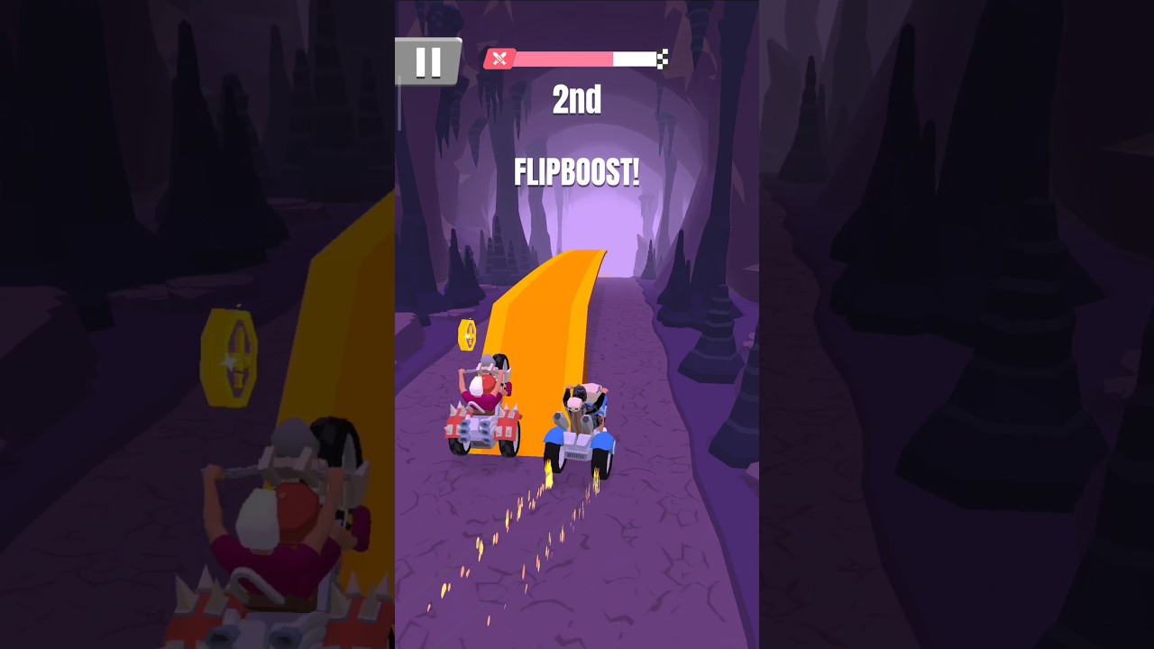 BIKE RUSH DUEL RACE 101 WITH BLUE TRIKE BIKE IN CAVE 😈 