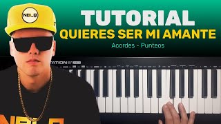 Como tocar "Quieres ser mi amante" de Nestor en bloque🎹