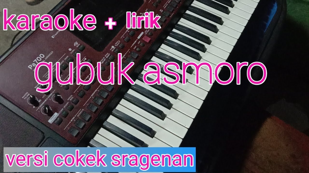 karaoke gubuk asmoro versi cokek sragenan#karaoke gubuk asmoro