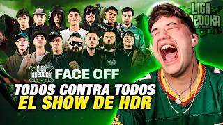 😂 HDR LE TIRA A TODOS, LO AMO 😂 REACCIONO AL FACE OFF DE TODOS VS TODOS DE LIGA BAZOOKA (PARTE 1)
