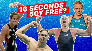 What is the Fastest 50 Free Time Possible? | When Will We See a 16 Second 50 Free?