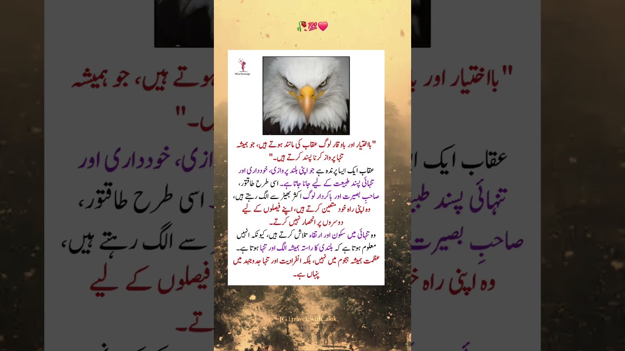 Greatness Lies In Solitude Not Crowds Be Like An Eagle Quality Of A Leader SuccessSecret