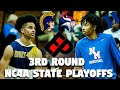 North meck vs mttabor round 3 nc4a state playoffs  isaiah evans takes on hostile student section