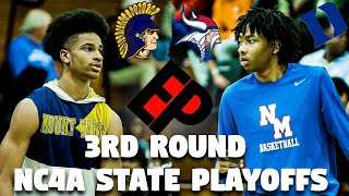 North Meck Vs Mt.Tabor: Round 3 NC4A State Playoffs | Isaiah Evans Takes On Hostile Student Section!