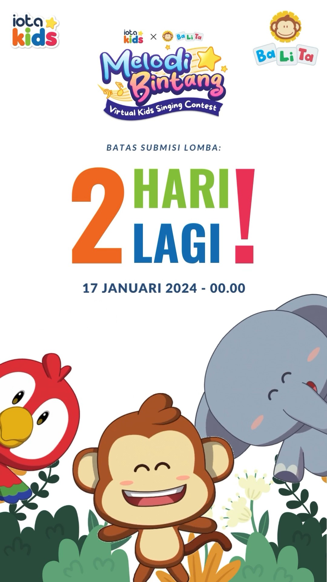 Lomba Karaoke Melodi Bintang kurang 2 hari lagi! #balita #laguanak #babalilitata