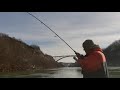 steelhead fishing using ultra light 9&#39; Black Hole Suzuki rod