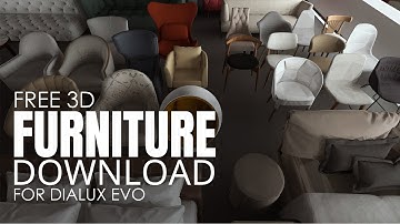 Free 3D Furniture Download for Dialux Evo