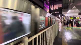 大阪環状線323系普通西九条・新今宮方面行き　　　大阪到着！