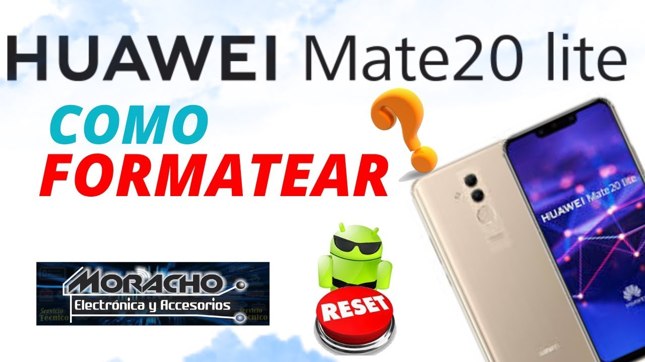 Huawei MATE 20 LITE Hard Reset / Format / Factory Mode - YouTube